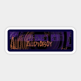 A/B Party Banner Sticker